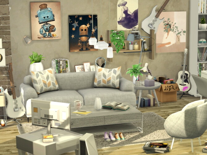 Sims 4 Teen Room by Flubs79 at TSR