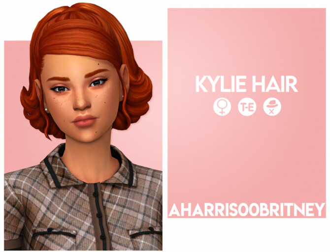 Sims 4 Kylie Hair at AHarris00Britney