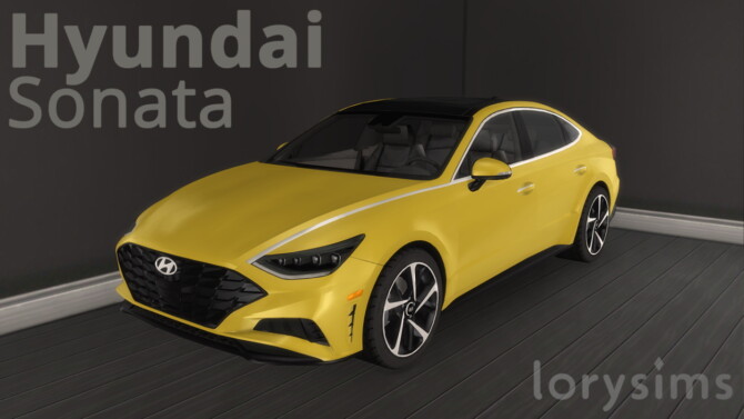 Sims 4 2020 Hyundai Sonata at LorySims