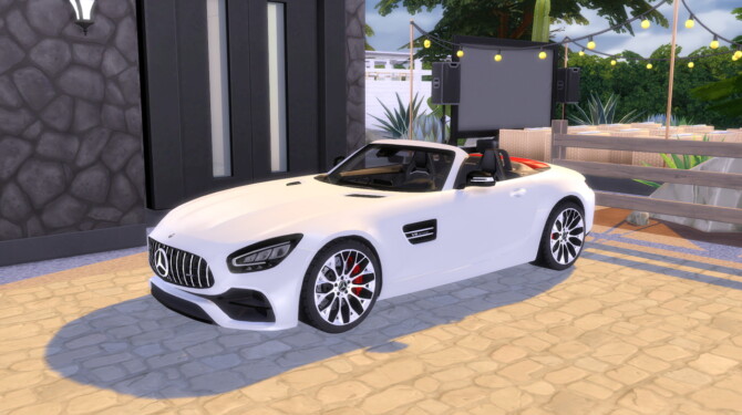 Sims 4 2020 Mercedes Benz AMG GT S Roadster at LorySims