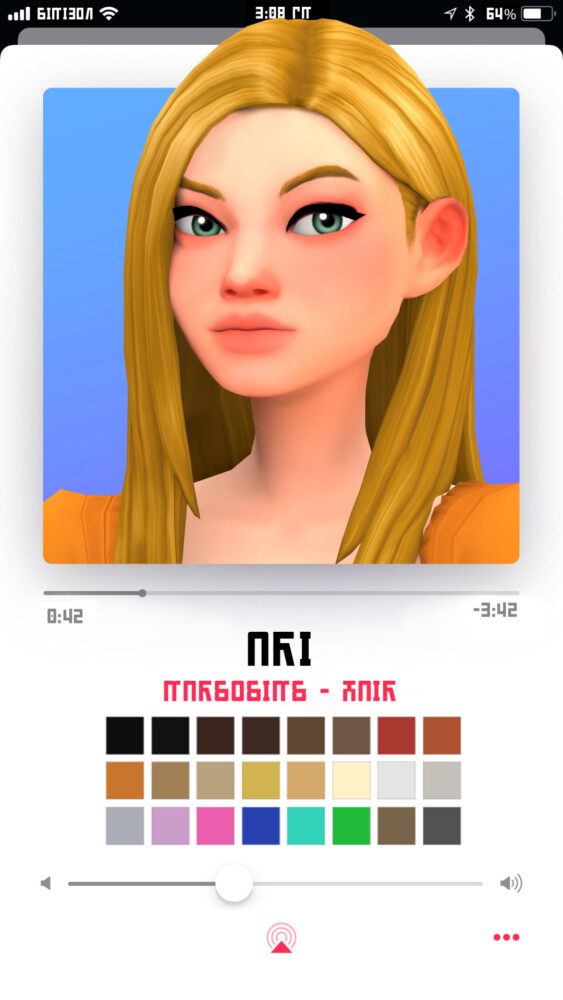 Sims 4 Ari hair at Marso Sims