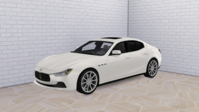 Sims 4 2016 Maserati Ghibli at Modern Crafter CC