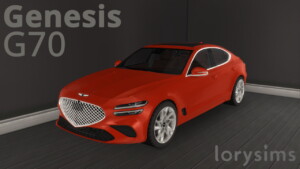 2022 Genesis G70 at LorySims