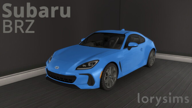 Sims 4 2022 Subaru BRZ at LorySims
