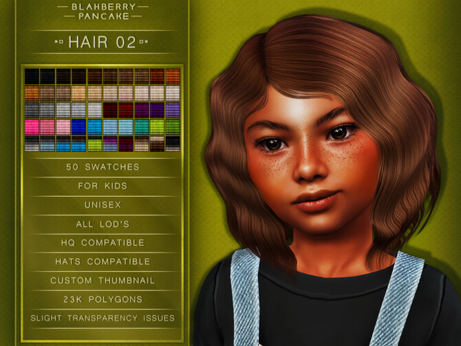 Sims 4 HAIR 02 (P) at Blahberry Pancake