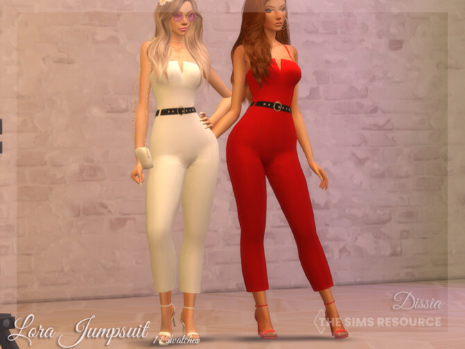 Sims 4 Lora Jumpsuit by Dissia at TSR