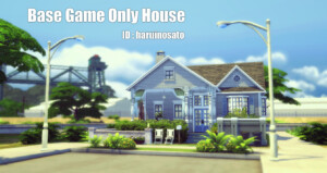 Lot 003 Base Game Only House at Haruinosato’s CC