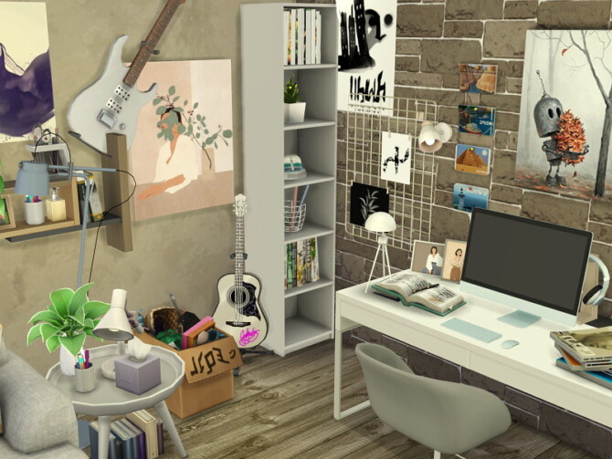 Sims 4 Teen Room by Flubs79 at TSR