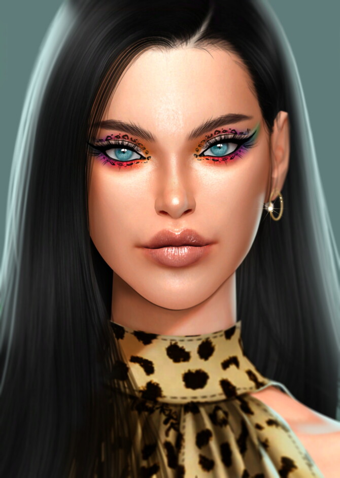 Sims 4 Eyeshadow & lips at LEAN