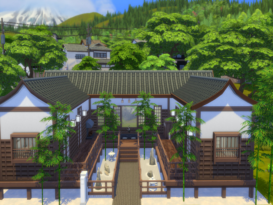 japanese house sims 4 cc