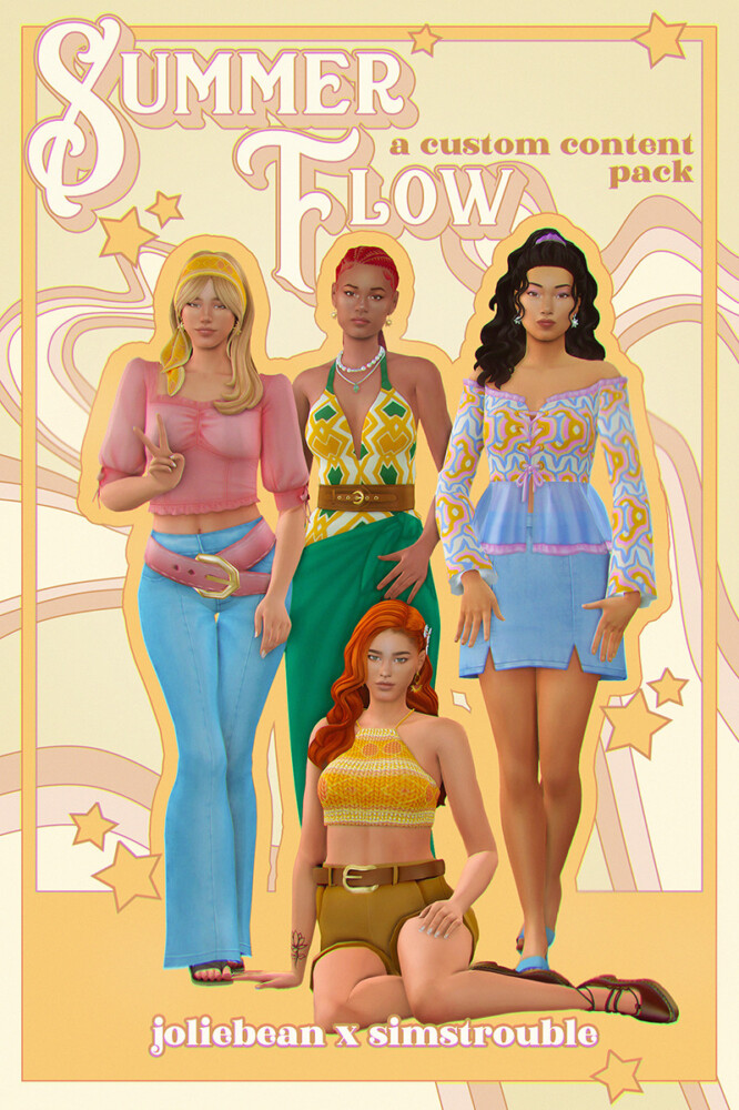 Summer Flow CC pack by Joliebean & SimsTrouble » Sims 4 Updates