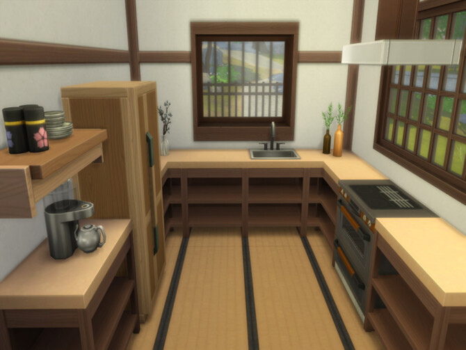 Sims 4 Japanese House by susancho93 at TSR