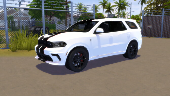 Sims 4 2021 Dodge Durango SRT Hellcat at LorySims