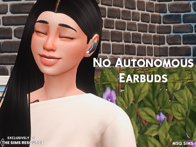 Sims 4 No Autonomous Earbuds by MSQSIMS at TSR