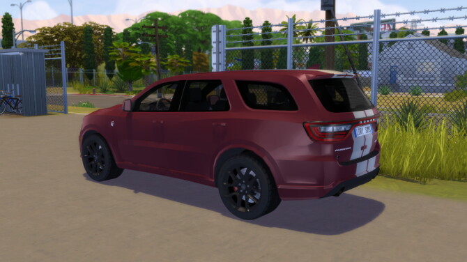 Sims 4 2021 Dodge Durango SRT Hellcat at LorySims