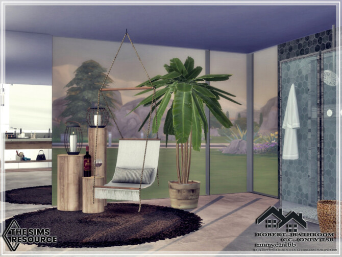 Sims 4 ROBERT Bathroom by marychabb at TSR