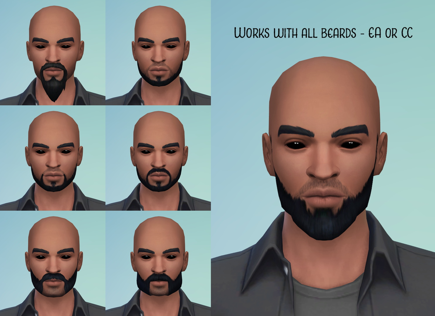 Stubble You Maxis Match stubble efect at b5Studio » Sims 4 Updates