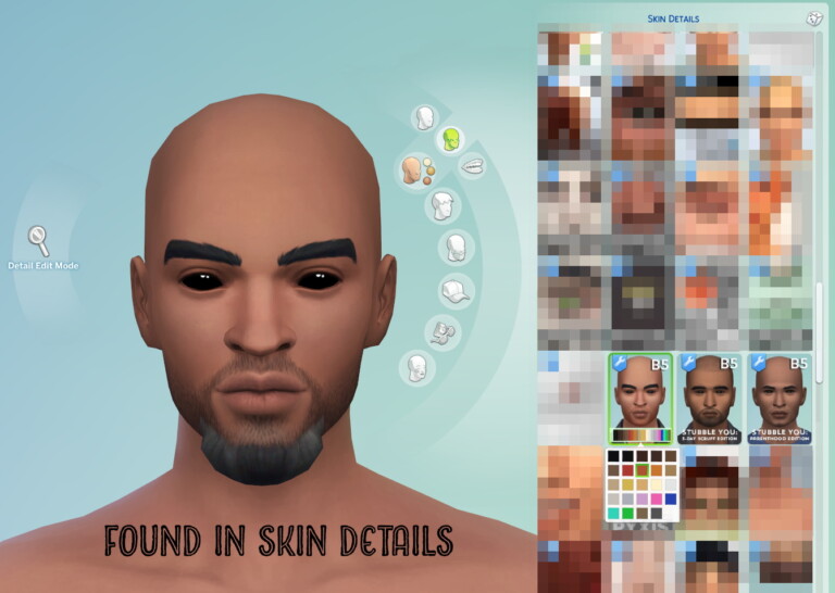 Stubble You Maxis Match stubble efect at b5Studio » Sims 4 Updates