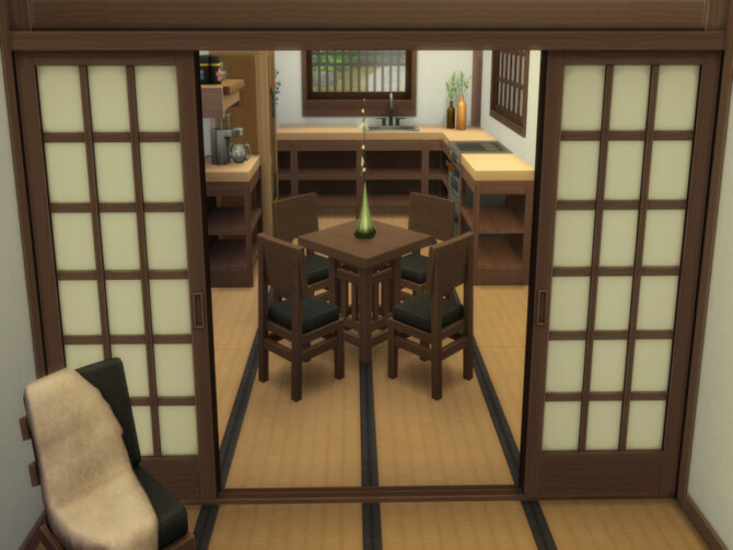Sims 4 Japanese House by susancho93 at TSR