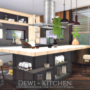 Open Gourmet Kitchen at Dinha Gamer » Sims 4 Updates