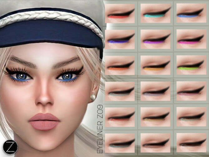 Sims 4 EYELINER Z09 by ZENX at TSR