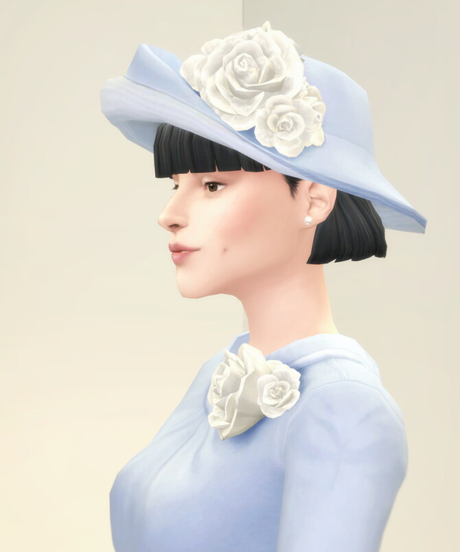 Sims 4 Lady of Hat III at Rusty Nail
