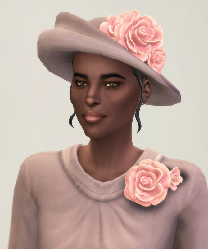 Sims 4 Lady of Hat III at Rusty Nail