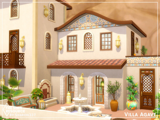 Sims 4 Villa Agave by sharon337 at TSR