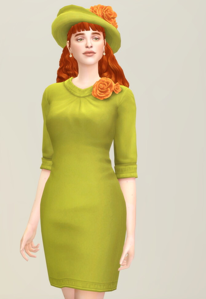 Sims 4 Lady of Dress III at Rusty Nail