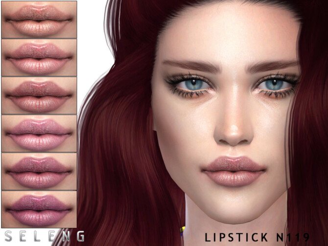 Sims 4 Lipstick N119 by Seleng at TSR