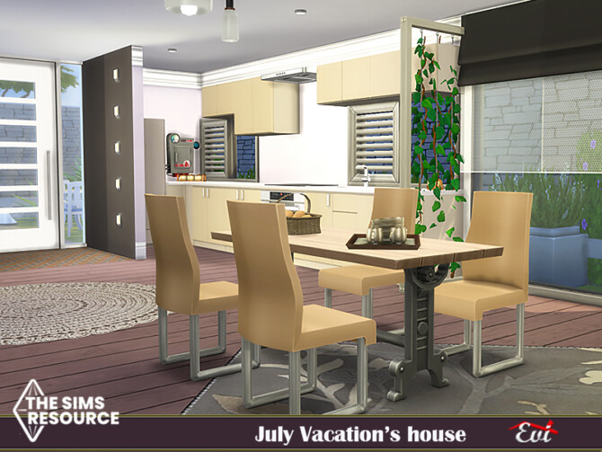 Sims 4 July Vacations Home by evi at TSR