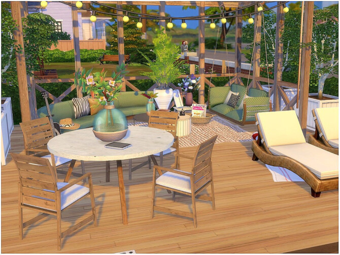 Sims 4 Swimming Deck by lotsbymanal at TSR