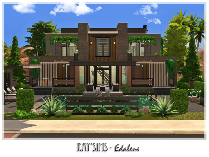 Sims 4 Edalene house by Ray Sims at TSR