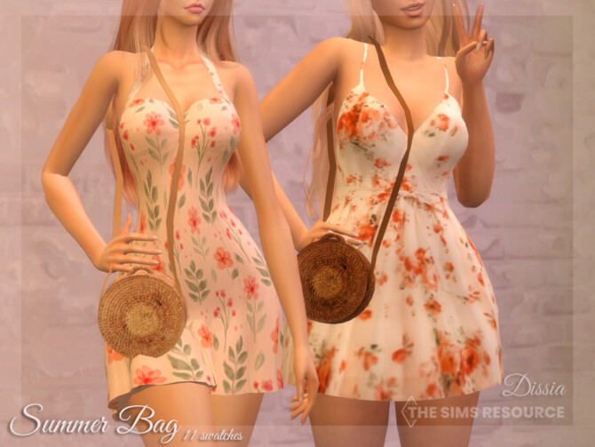 Sims 4 Summer Bag (Accessory) by Dissia at TSR