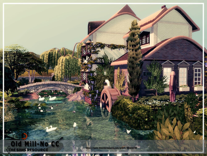 Sims 4 Old Mill by Danuta720 at TSR