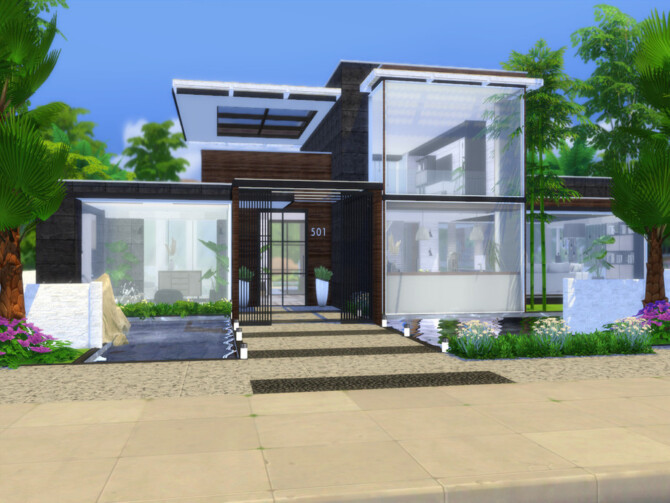 Sims 4 Modern Villa by Suzz86 at TSR