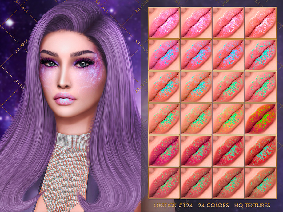 LIPSTICK #124 by Jul_Haos at TSR » Sims 4 Updates