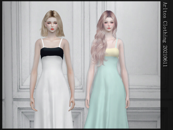 Sims 4 Dress 20210611 by Arltos at TSR