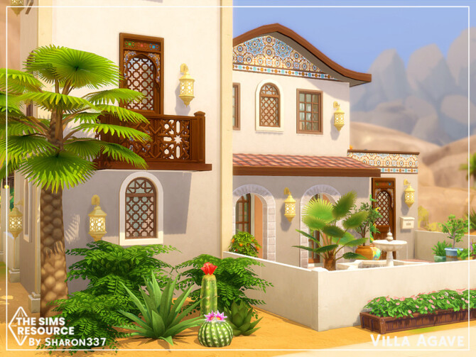 Sims 4 Villa Agave by sharon337 at TSR