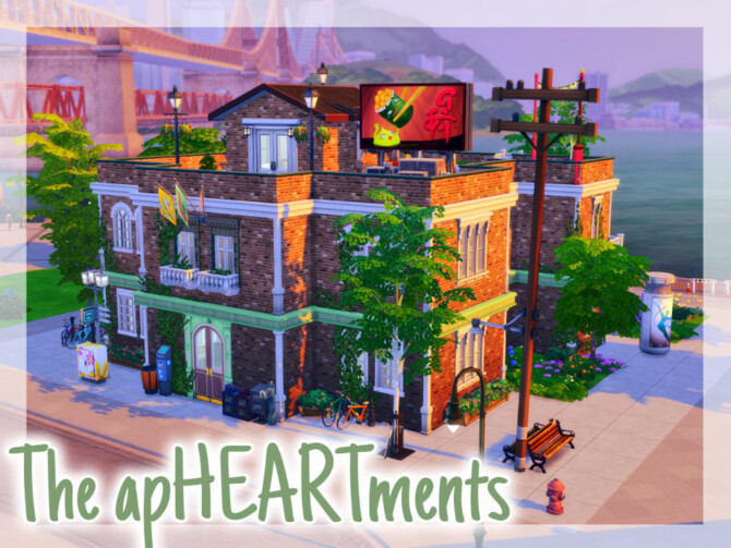 Sims 4 The apHEARTments by simmer adelaina at TSR