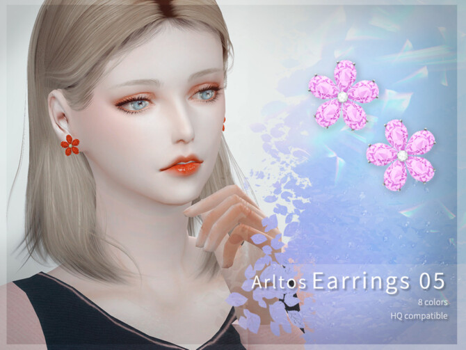Sims 4 Earrings 5 by Arltos at TSR