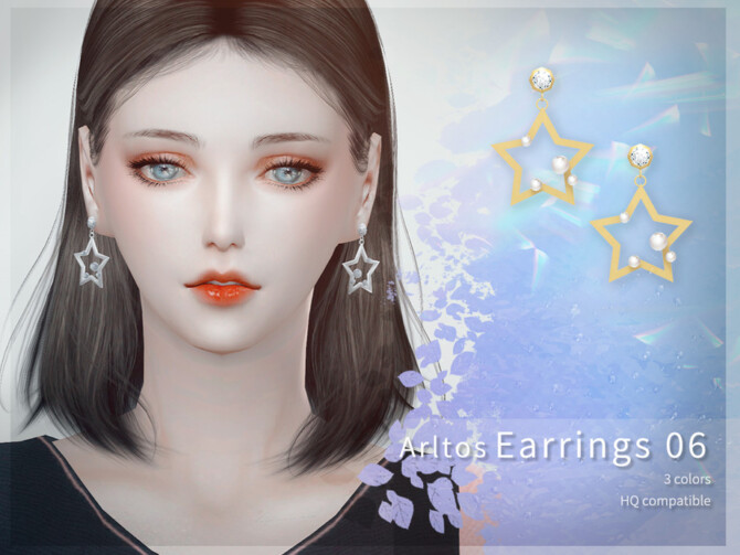 Sims 4 Earrings 6 by Arltos at TSR