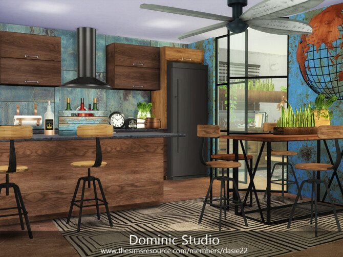 Sims 4 Dominic Studio by dasie2 at TSR
