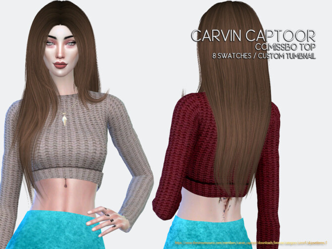 Sims 4 Missbo Top by carvin captoor at TSR