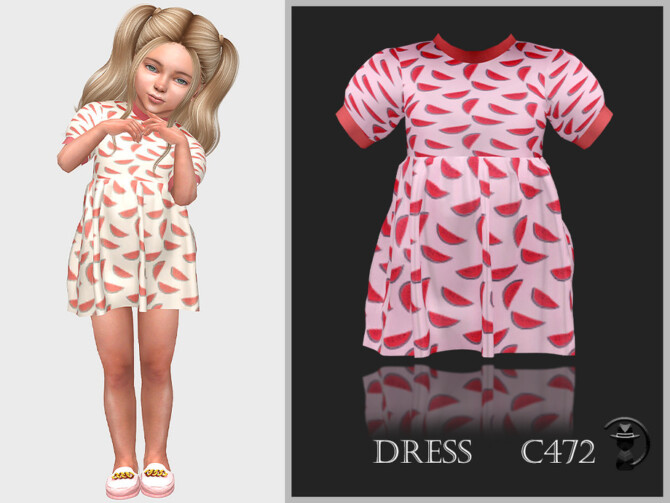 Sims 4 Dress C472 by turksimmer at TSR