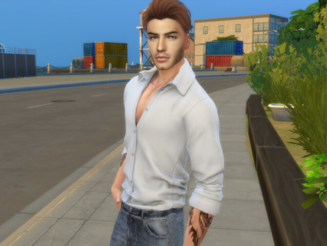 Sims 4 Nathan Falcon by divaka45 at TSR