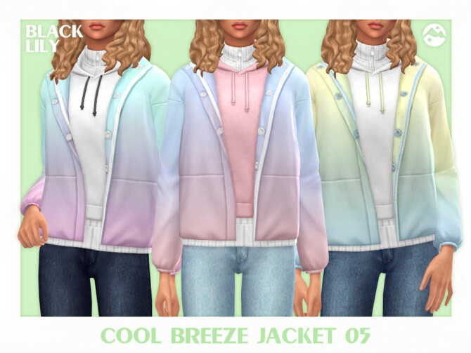 Sims 4 Cool Breeze Jacket 05 by Black Lily at TSR