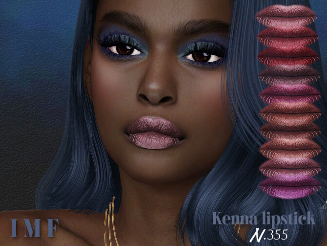 Sims 4 IMF Kenna Lipstick N.355 by IzzieMcFire at TSR