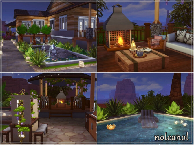 Sims 4 Ria Amparo house by nolcanol at TSR