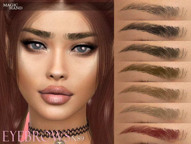 Sims 4 Eyebrows N89 by MagicHand at TSR
